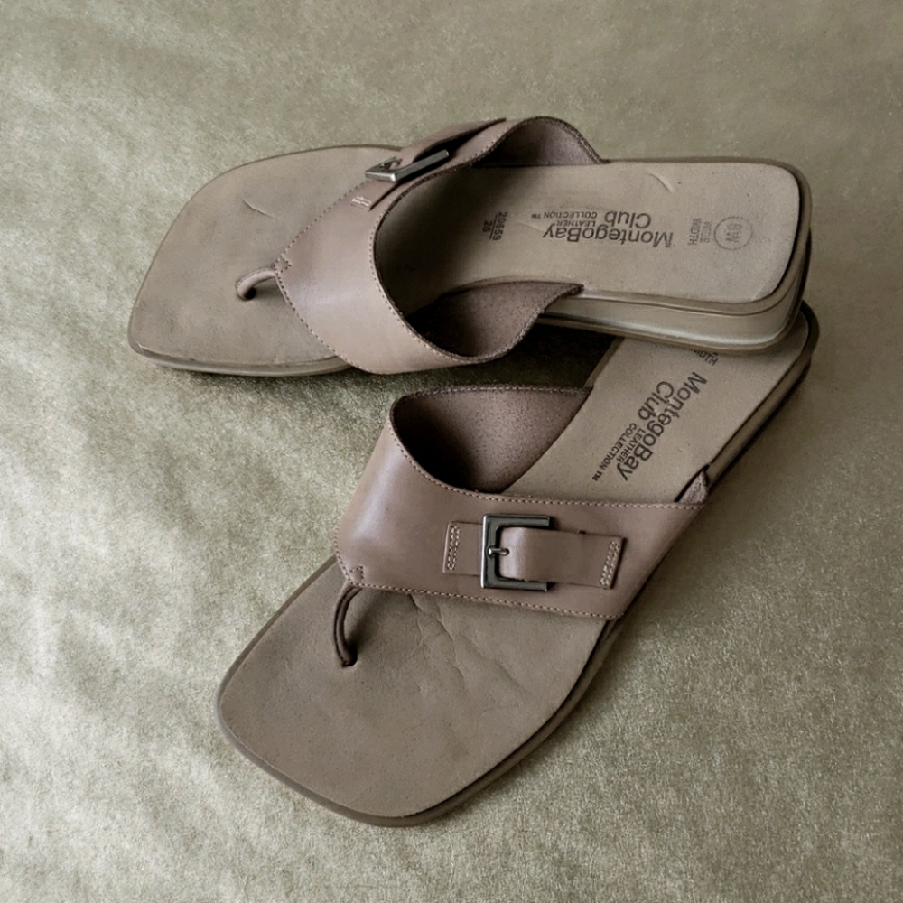 MontegoBay Club leather SANDALS 👡